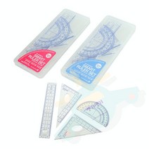 J.ROM 삼각자 각도기 눈금삼각자