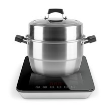 4단 스텐찜기 30cm IH 모든열원사용, 키친플라워 4단스텐찜기30cm