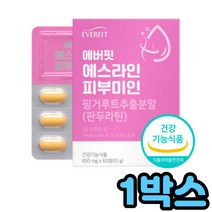핑거루트 추출 분말 판두라틴 60정, 1박스