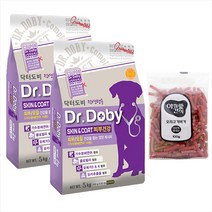 닥터도비 힙앤조인트 스킨앤코트 이지투다이제스트 퍼피앤맘 5kg 2kg 관절강화 피부 장 건강 + 사은품, 2.스킨앤코트(피부건강), 5kg+5kg
