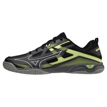 Mizuno 미즈노 81GA2220 웨이브 카이저 부르크 7 탁구화 남녀공용 블랙