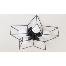 스타5등 별5등 오각별 별모양 방등 스타클라우드 거실 아이방등 인테리어조명, 스타5등+전구 노란빛5개