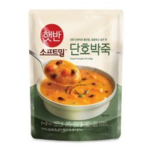 햇반 소프트밀 단호박죽 420g, 21개