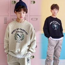주니어 여아 초등학생 고학년 아동용 캐주얼 프린팅 티셔츠 AB_페어플레이 맨투맨 남아 긴팔 데일리 코디 옷 의류 추천
