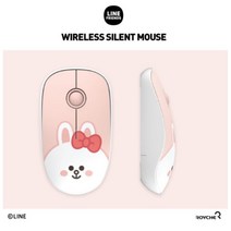 라인프렌즈 미니 무소음 무선마우스 RMS-LF-MINI, RMS-LF-MINI-CN, 코니