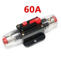 1260V DC AMP 회로 차단기 20A 30A 40A 50A 60A 80A 100A 자동차 인라인 교체 퓨즈 리셋 인버터 홀더 page 스타일 수리 어댑터, violet