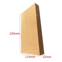 내화벽돌 건설 만들기 화덕 고온 내열재 벽난로 아치, 230x114x20mm