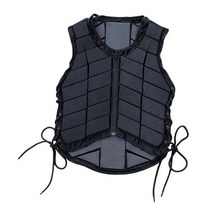 승마 조끼 승마 바디 프로텍터 보호 장비 양복 조끼 남녀 공용 승마 조끼, 키즈 XXL, 면 혼방, 1개