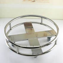 이동식 육수통 국통 받침대 바퀴형 업소용 급식 원형, K 스켈레톤 직경 72cm