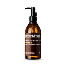 버터앤프랭크 강아지 눈 관절 영양제 오메가3 DPA 물개오일 피부 면역 메가씰 150ml, DPA 물개오일 300ml