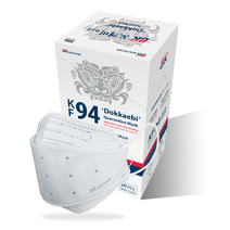 도깨비방역마스크(BK HEALTHCARE/도깨비Quarantine Mask), 1개(30장 성인용) KF94화이트
