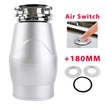 560W 가정용 음식물 쓰레기 처리기 식품 잔류 분쇄기 하수도 스테인레스 스틸 주방 싱크대, [01] Air switch, [02] EU