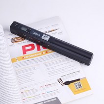 북스캔 IScan 휴대용 미니 문서 스캐너 무선 USB A4 종이 책 컬러 이미지 스캔 LCD 디스플레이 핸드 헬드 JPG 및 PDF R40