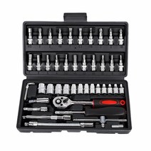 멀티툴 소켓렌치 복스알 46종 세트, 1세트