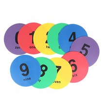 숫자 원마커 10개1세트 kc 안전인증 체육 유아 어린이집