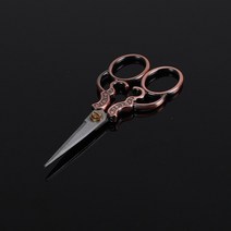 빈티지 재단 가위 엔틱 스테인레스 클래식 잠자리 전문가용 원단 가위, 08 H