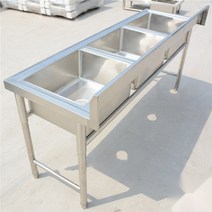 스테인레스 스틸 주방 상업용 싱크대 싱크볼 개수대 설겆이통, 304스텐 0.8mm 두께