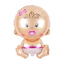 파티짱 백일상 돌잔치 기념일 생일 축하 파티 호일 은박 풍선, 아기 여아