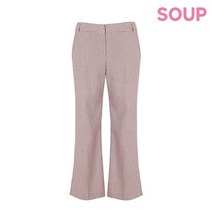 숲(SOUP) [본사직영] SOUP 체크 세미 부츠컷 슬랙스(SV4LP92)