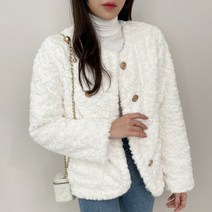 여성용 해븐 보송 페이크퍼 자켓