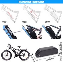 전기자전거 용품 악세사리 파츠 48V 20Ah 전기 자전거 배터리 36V 팩 52V BAFANG BBSHD 1000W 750W