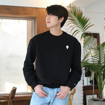 플레이몬스터 PM 삼각 맨투맨 / 오버핏 루즈핏 티셔츠 기모 거플 애슬레저룩