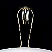 모아콤 보테스틱 sts047 라인 - 39베아타 소 (골드) 수공예 머리핀 반묶음 당고머리 똥머리 만두 일본 수출 데일리 심플