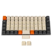 게이밍 키보드 적축 갈축 led YMDK-플랑크 YMD40 V2 Niu40 프리오닉 키셋 카본 레이저 에칭 40% 탑 프린트 OEM 키캡 두께 1.5mm PBT, 01 Carbon Printed