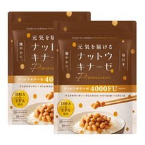겐키 일본 나토키나제 premium 4000FU 낫또 나또 2개월분, 2개, 30캡슐