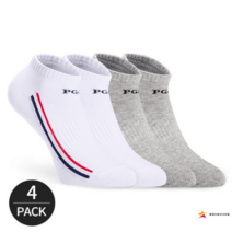 PGA 골프양말 골프 양말 압박쿠션 논슬립 스니커즈 4P_053