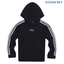 [오션스카이]#따뜻#기모# 코디하기 좋은 후드티#특가세일# 소매테이프 기모후드티 [뉴코아 울산성남점]