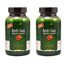 어윈 내추럴스 안티 가스 다이제스티브 엔자임 효소 Irwin Naturals Anti Gas Digestive 45정 2개