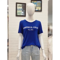 셀러허브 1 블루페페 NC14 영문 프린팅 레이온 티셔츠 P212PSM013