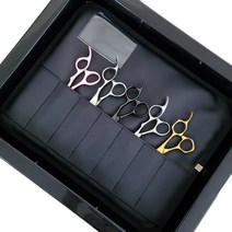 [바니드뷰티] 츄레이 트레이 깔판 깔개 가위정리대, 1개, 블랙