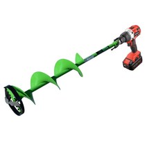 아이스드릴 아이스오거 빙어낚시 얼음낚시 얼음끌 데본 큰 토크 전동 리튬 브러시리스 모터, 다유 8인치 20cm 리튬배터리 아이스드릴 1세트