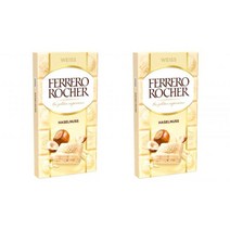 Ferrero Rocher 페레로 로쉐 헤이즐넛 화이트 초콜릿 WEISS HASELNUSS 90g 2개