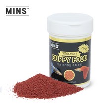 민스 프리미엄 고단백 구피 사료 40g 100ml, 단품, 상세페이지 참조