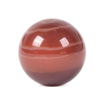 JUST IN STONES 천연 드래곤 블러드 재스퍼 텀블 20mm 원석 미네랄 크리스탈 힐링 에너지 구 볼 10개 팩, Red Banded Agate