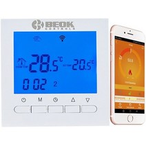 beok bot-313wifi 가스 보일러 난방 온도 조절기 bluewhite ac220v wifi 온도 조절기 보일러 주간 프로그래밍 가능, 협력사, 푸른