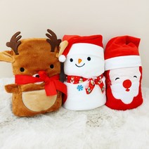 크리스마스 무릎담요 산타 루돌프 눈사람, 산타담요