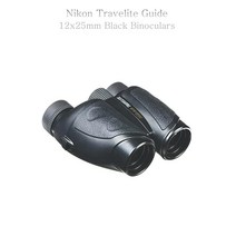 Nikon Travelite Guide 12x25mm Black Binoculars Paperback