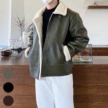 알파카 퍼 남자 무스탕 자켓 B-3 B3
