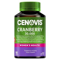 New ZeaLand 직구 세노비스 Cranberry 베스트 퀄리티 여성용 30 000 90capsule 1pack, 수량, 상세참조