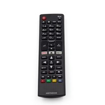 스마트 리모컨 만능 리모콘 스위치 블루투스 tv lg 스마트 tv 용 교체 원격 제어 원격 컨트롤러 akb75095308 55uj630v 65uj630v 43uj630v, 검은색