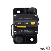 120/140/150A 회로 차단기 보트 해양 RV 요트 복원 퓨즈 스위치 보호용 듀얼 배터리 수동 리셋 방수, [02] 140A
