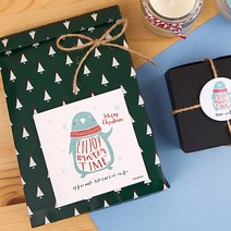 디자인아지트 [주문제작]카드크리스마스 Enjoy Winter, 스노우볼