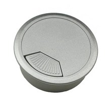 2pcs ABS 컴퓨터 책상 테이블 그로멧 케이블 항구 철사 구멍 덮개 50mm 저장 선반 가구 기계 설비, 01 white