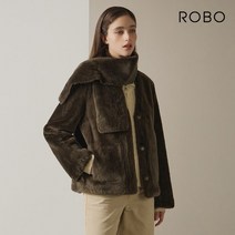 로보 23FW 라도마 리버시블 머플러 무스탕 자켓