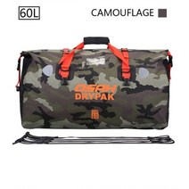 레그백 여행용 방수 모터사이클 후방 테일 백 모터바이크 가방 시트백 40/60 리터, Camouflage 60L