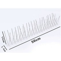 지붕 새 쫒아내기 새똥 퇴치 가시 철조망 울타리 가드, 1개입 (총0.5m), 1개